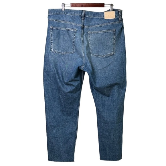 Everlane The Curvy Cheeky Jean Size 35 Women's High Rise Straight Leg Raw Hem - Picture 9 of 16